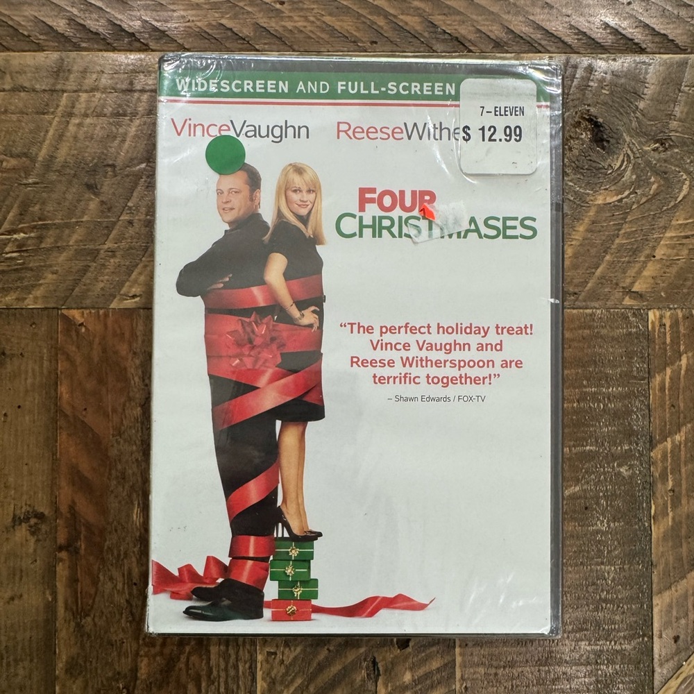 Four Christmases (DVD, 2008) New. Reese Witherspoon & Vince Vaughn
